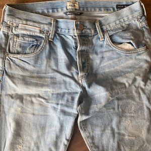 CITIZENS OF HUMANITY PREMIUM VINTAGE DISTRESSED EMERSON SLIM BOYFRIEND JEAN